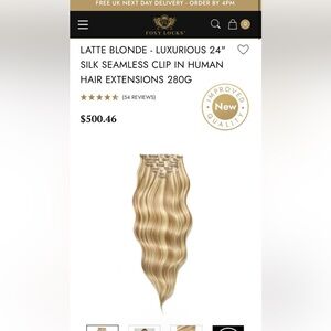 Foxy Locks Luxurious Extensions 24”